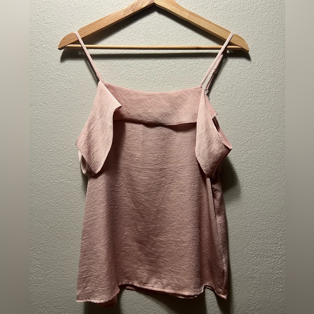 Express Women’s Pink Satin Blouse. Size Women’s Small. 100% Polyester
